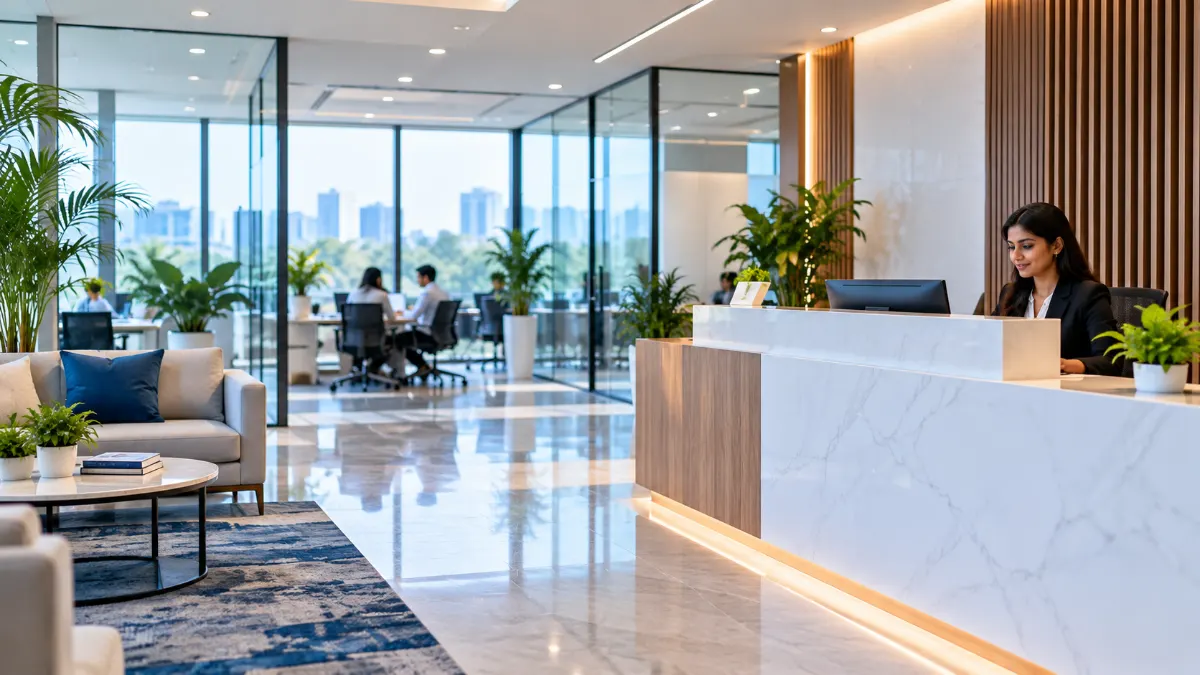 GlobalEdico office reception in Chennai